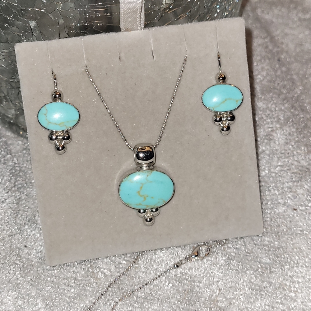 Silver & Turquoise Set - Picture 3 of 9